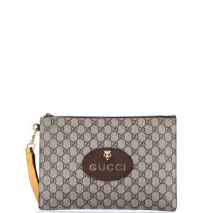 Gucci Neo Vintage Wristlet Pouch Gg #237884G81B